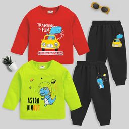 KUCHIPOO Boys Printed Night suit-image-66