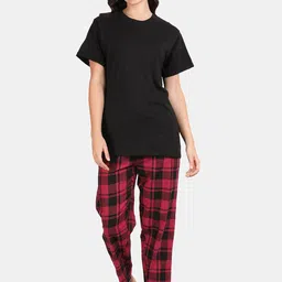 Kryptic Round Neck Pure Cotton Night suit-image-16