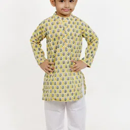 BAESD Boys Floral Printed Pure Cotton Night suit-image-5