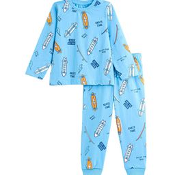 Honeyhap Boys Conversational Printed Pure Cotton Night suit-image-47
