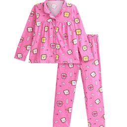 Honeyhap Girls Printed Cotton Night suit-picture-29
