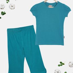 SINI MINI Girls Round Neck Pure Cotton Night Suit-image-95