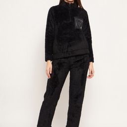 MADAME M SECRET Mock Collar T-Shirt With Lounge Pant-picture-39