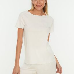 Trendyol Women White Night suit-image-22