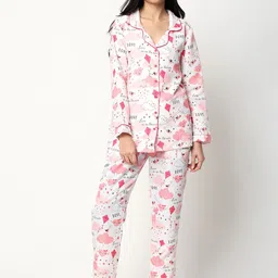 Urban Komfort Printed Cotton Night suit-image-49