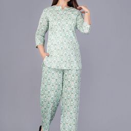 TREND ME Ethnic Motifs Printed Round Neck Night suit-image-97