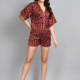 PRETTY LOVING THING Women Printed Night suit-image-77