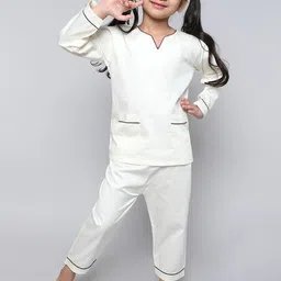 BAESD Girls Shirt With Pyjamas Night suit-image-75