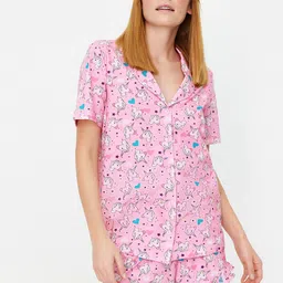 Trendyol Women Printed Night suit-picture-27