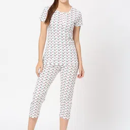 zebu Conversational Printed Pure Cotton Night Suit-image-44