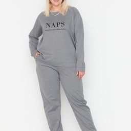 Trendyol Typography Printed Sports Tracksuit-picture-39