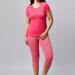 QUIRA Typography Printed Night Suit-image-8
