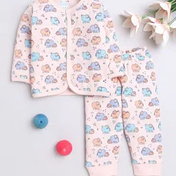 BUMZEE Girls Conversational Printed Night suit-image-52