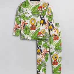 YK Boys Conversational Printed Night suit-image-27