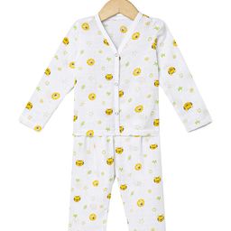 The Boo Boo Club Kids Graphic Printed Pure Cotton Muslin Night suit-image-91