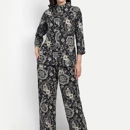 NIGHT FLOSS Ethnic Motifs Printed Pure Cotton Night Suit-picture-51
