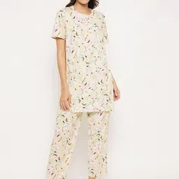 Camey Floral Printed Night suit-picture-47
