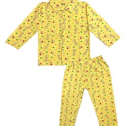 BAESD Infants Conversational Printed Shirt Collar Night Suit-77