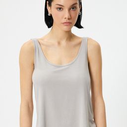 Koton Round Neck Sleeveless Night suit-image-20