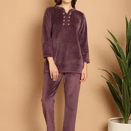 Aerowarm Women Floral Printed Night suit-picture-12