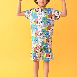 Anthrilo Infant Boys Graphic Printed Night suit-27