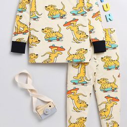 YK Boys Conversational Printed Night Suit-image-18