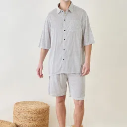 The Kaftan Company Men Printed Night suit-image-80