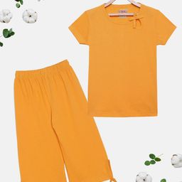 SINI MINI Girls Round Neck Pure Cotton Night Suit-image-96