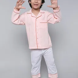 BAESD Kids Striped Shirt With Pyjamas-image-79