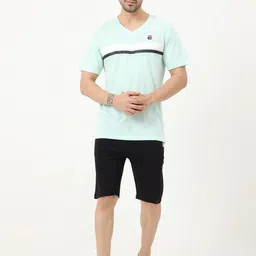 Masculino Latino Pure Cotton T-shirt & Shorts-picture-33