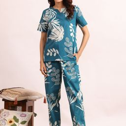 SANSKRUTIHOMES Women Printed Night suit-image-39