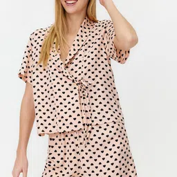 Trendyol Women Printed Night suit-image-56