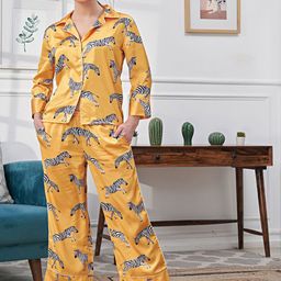 Ezme Studio Women Printed Night suit-image-14