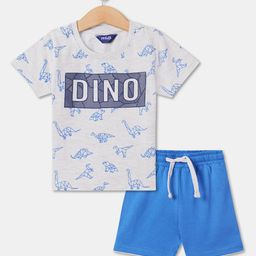 R&B Boys Graphic Printed T-Shirt and Shorts-picture-26