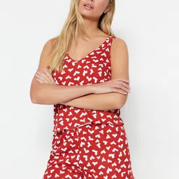 Trendyol Women Printed Night suit-image-97