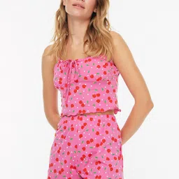 Trendyol Women Printed Night suit-image-65