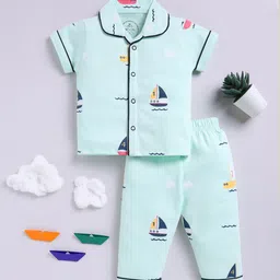 Clt.s Unisex Kids Graphic Printed Pure Cotton Night suit-picture-52