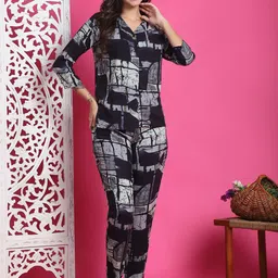 Boston Club Women Printed Night suit-picture-2