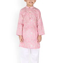 BAESD Boys Floral Printed Pure Cotton Night suit-image-36
