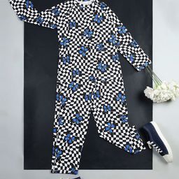 RAINE AND JAINE Girls Graphic Printed Pure Cotton Night Suit-image-38