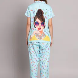 SEPHANI Conversational Printed Night Suit-image-2