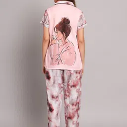 SEPHANI Abstract Printed Night Suit-31