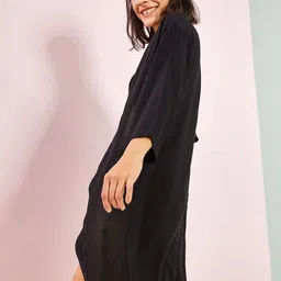 BIANCO LUCCI Open Front Longline Shrug image 5