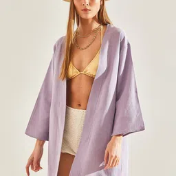 BIANCO LUCCI Longline Open Front Shrug image 3