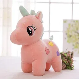 Unicorn Soft Toy for Kids – Cute Plush with Hearts Gift for Girls - 32 cm-16