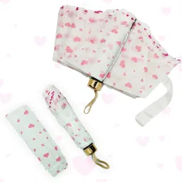 Love Print Unique Color May Vary 3 Fold Umbrella for Boys & Girls Umbrella-picture-19