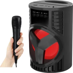 bogx Loud Stereo Sound Portable Wireless Led Color Changing Lights Mini Home Theatre 5 W Bluetooth Party Speaker-1