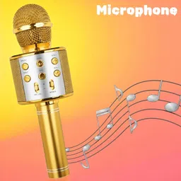 sagaft X910 Wireless Karaoke Microphone with Colorful Party Lights Microphone-picture-12