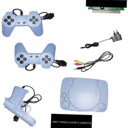 PTCMart 77 Classic TV Game Console Inbuilt Game Contra, Super Mario Bros with 2 Cassette NA GB with Contra, Super Mario Bros, F1 Race, Cricket Game-picture-45