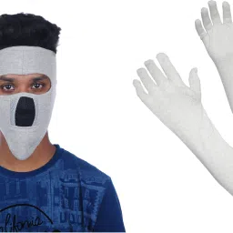 1Pc Mask and 1Pair Gloves Combo-16